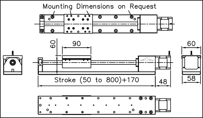 Linear Axis for Vacuum - linear vacuum drive