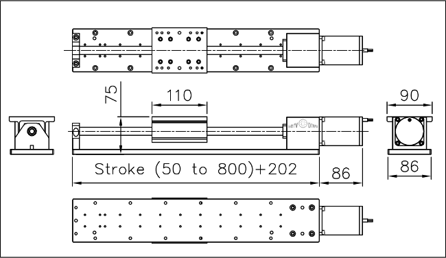 Linear Axis for Vacuum - linear vacuum drive