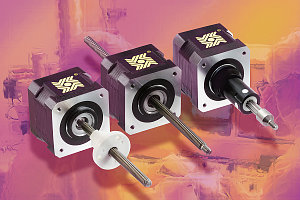 Stepper actuator integrated with electronic driver