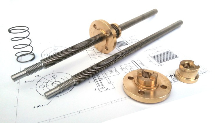 Lead Screw with Preloaded Motion Nut - customized solution