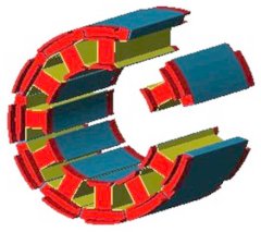 Servo Actuator Cutaway model